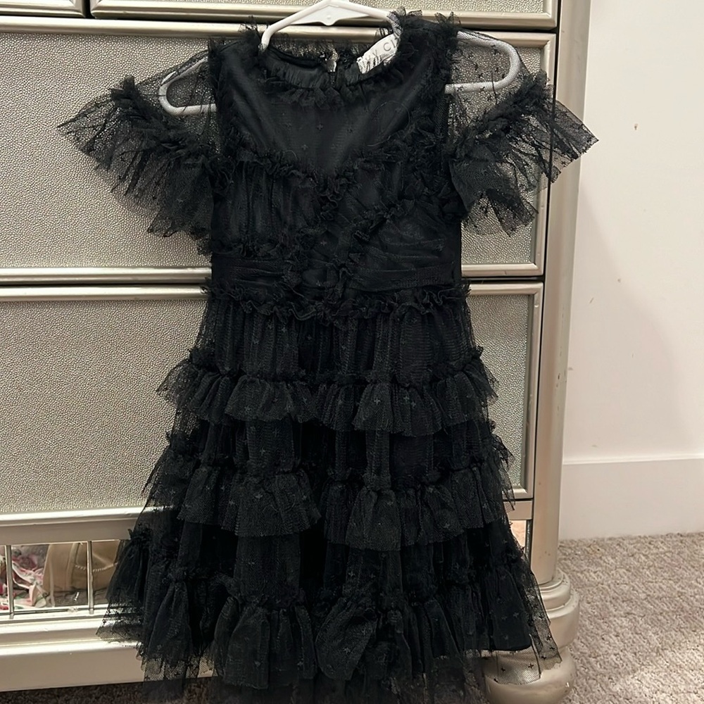 Ivy City Toddler Dress Black 2T; worn once; like new condition